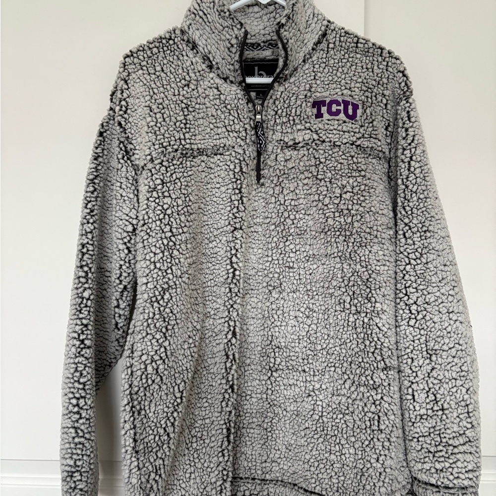 Boxercraft Gray Sherpa Fleece Pullover
